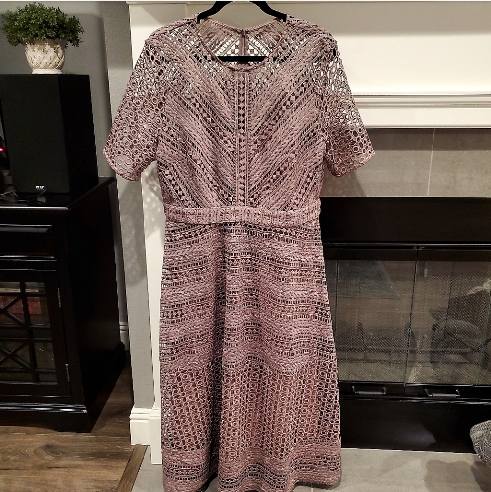 NWT ASOS | Lace Midi Dress 12/14 - Picture 6 of 8